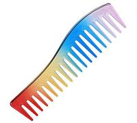 Hamwesh Pettine Grande Parrucchiere con Denti Larghi, Pettine per Acconciature per Uomini e Donne, a Paletta Senza Nodi, Plastica di Alta qualità, 17,8 X 5,1 Cm, 1 Confezione (arcobaleno)