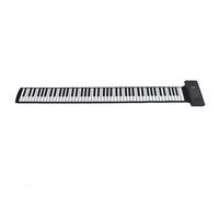 Hamwesh Pianoforte Roll Up, Pianoforte Portatile Pieghevole Ricaricabile a 88 Tasti con Display a LED 128 Toni 128 Ritmi Uscita MIDI per Principianti Bambini e Adulti