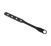 Hamwesh Picculnto Endpin Anchor, Cuoio per Violoncello Endpin Resta con Tappo Cinghia, Protezione per Perno Non Slitta (BLACK)