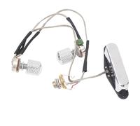Hamwesh Pickup per Chitarra Elettrica Precablato, Potenziometro 250K Controllo 1T1V Jack di Uscita da 6,35 Mm Pickup per Chitarra TL, Metallo a Basso Rumore con Set Completo per Blues Country Punk