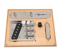 Hamwesh Pickup per Chitarra, Pickup per Chitarra Elettrica da 0,7 Pollici, Set di per in Ottone con a Ponte Intrecciati in Stile retrò Caldo Piastra di Controllo Volume di Bilanciamento per Blues
