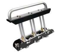 Hamwesh Piegatrice per Bordi a Tre Stazioni, Piegatrice per Lamiera con Design a Rulli a Forma di V per Piegare Materiali del Tetto e Progetti di Artigianato