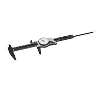 Hamwesh Pinza 6 Pollici 150 Mm, Composizione a Doppia Lettura in Metrica Calibro Vernier con Precisione di 0,1 Mm per l'uso della Famiglia della Scuola Agricola per gli uffici.