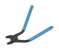 Hamwesh Pinza Ad Anello Angolata, Metallo, Manico in PVC, Testa Piegata | Strumento per anello elastico curvo, ganasce caricate a molla, impugnatura antiscivolo, riparazione della tappezzeria del