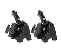 Hamwesh Pinza del Freno a Disco Biciclette, in Lega di Alluminio Che Tira Freno a Disco Idraulico per Dischi da 6,5 Pollici con Bici a Montaggio Piatto Bike Anteriore di (Black)