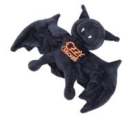 Hamwesh Pipistrello Peluche, Pipistrello Peluche Ispirato Al Rock, di Halloween con Ricamo in Oro e Testa Magnetica per Appassionati di Musica Rock, Decorazioni di Halloween, Regali di