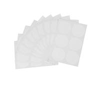 Hamwesh Portagocce in Pietra di Giada, 180 Pezzi, 5 Cm, Bianco | Cuscinetti per tavolozza di colla per extension ciglia, design adesivo usa e getta, asciugatura rallentata, protezione