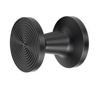 Hamwesh Pressino caffè a Doppio Lato, Distribuzione Uniforme Impedisce la Canalizzazione Pressino caffè, a Fondo Piatto con Base Filettata Piatta Maniglia Ergonomica per Portafiltro (51MM)