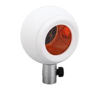 Hamwesh Prisma della Stazione Totale, Prisma da 64 Mm Base Magnetica con Sfera di Scansione da 100 Mm, Topografico per Apparecchiature di Topografia con Vetro K9 per Costruzioni Navali, Ferrovie,