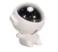 Hamwesh Proiettore di Stelle di Astronauta, Lampada Galassia con Rotazione a 360 Gradi per Decorazione per Decorazioni Ricaricabili Ricaricabili per Bambini e Adulti (WHITE)