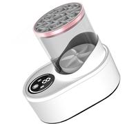 Hamwesh Pulitore Elettrico Per Pennelli Trucco, Pulizia Avanti E Indietro, Corpo Trasparente Con Ciclo Di 5 Minuti, Scomparto Per Asciugare I Pennelli (HZ-008)