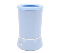 Hamwesh Pulitore per Zampe di Cani, Lavapiedi Portatile Ricaricabile Automatico a 2 Marce, Lavapiedi Elettrico per Animali Domestici con Fondo a Ventosa per Toelettatura di Cani e Gatti (BLUE)