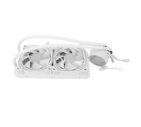 Hamwesh Raffreddatore CPU a Liquido ARGB da 240 Mm con Schermo LCD IPS da 2,2 Pollici, Doppia Ventola PWM 800-1800 Giri/min per LGA1851 1700 1200 115X 1366 2011 2066 AM5 AM4 AM3 AM3+ AM2 FM2 FM2+