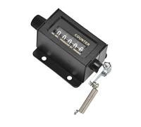 Hamwesh Reset Contatore Meccanico a 5 Cifre, Strumento per Specchio in Vetro con Stampa Durevole, Contatore di Conteggio per Uso Ufficio