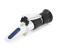 Hamwesh Rifrattometro Brix, Portatile e Portatile, Range da 0 a 90, Precisione 0,2, Compensazione Automatica della Temperatura, Misuratore Brix, Tester per Zucchero con Contagocce e Panno per Pulire