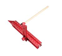 Hamwesh Righello Guida a 4 Lati, Strumento Magnetico per Marcatura della Posizione del Carpentiere in Lega di Alluminio con Anelli di Fissaggio Regolabili per Installazione a Soffitto e Lavorazione