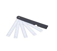 Hamwesh Righello per Scale, Righello per Scale Metriche Pieghevole a Forma di Ventaglio per da Architetto con in Morbida Pelle per Studenti Artisti Designer Architetti Ingegneri