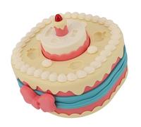 Hamwesh Riproduci Set di Impasti a Colori, Dessert in Plastica Gioca Strumenti di Pasta con gli Accessori per le Tavoli della Simulazione per Bambini, Candele Luminose (PINK)