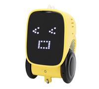 Hamwesh Robot Giocattolo per Bambini, Robot Intelligenti interattivi Ricaricabili, Macchina per raccontare storie con sensore tattile e Funzione di Programmazione. (Yellow)