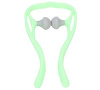 Hamwesh Rullo Massaggiatore per il Collo, Design Ergonomico a Forma di S per Alleviare il Dolore e l'affaticamento del Collo, Massaggiatore per Tessuti Profondi per e Schiena, per Spalle con 2