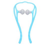 Hamwesh Rullo Massaggiatore per il Collo, Design Ergonomico a Forma di S per Alleviare il Dolore e l'affaticamento del Collo, Massaggiatore per Tessuti Profondi per e Schiena, per Spalle con 2