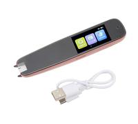 Hamwesh Scanner di Penna WiFi, Dispositivo di Testo Al Discorso per Dislessia, Traduttore di Lingue con Touchscreen per Studenti (Rosa dorata)