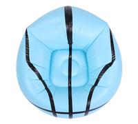 Hamwesh Sedia Gonfiabile, Divano Gonfiabile in PVC con Supporto per la Schiena Reclinabile, Design con Motivo Basket Blu per Soggiorno, Camera da Letto, Balcone, Giardino, Piscina, Picnic Sulla