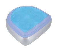Hamwesh Sedile Rialzato per Vasca Idromassaggio, Gonfiabile 18,5x14,6x5,9 Pollici con Ventose Antiscivolo, rigidità Regolabile, Cuscino Spa per Adulti, Relax Interno Ed Esterno (Blue)