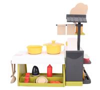 Hamwesh Set da Gioco per Cucina per Bambini, Design a Cambiamento di Colore Set da Gioco per Chef Multifunzionale, Cucina Giocattolo con Accessori per Alimenti e Pentole in Plastica ABS per Regali per
