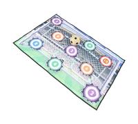 Hamwesh Set da Gioco per Pallone da Calcio, Gioco di Calci e Lanci 2 in 1 con Porta Pieghevole in Flanella e Pallone da Calcio, per Porta da, Giocattolo da per Bambini 3-8 Anni per Interni Ed