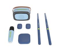 Hamwesh Set di Batteria Ad Aria, Set di Batteria Elettronica con Rilevamento del Movimento 3D, di Virtuale con Bacchette, Pedali, Altoparlante, Microfono per Bambini, Adulti, Uso Esterno Portatile