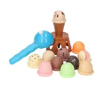 Hamwesh Set di Gioco Gelato con 12 Palline per Bambini | Fai finta di giocare con il giocattolo alimentare, gioco di equilibrio, apprendimento in età prescolare per bambini dai 2