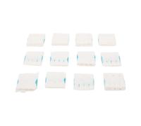 Hamwesh Sostituzione Scopino per WC Usa e Getta, Scopino per WC Monouso, Testine di Ricambio da 12 Pezzi con Detergente, per Famiglie con Neonati, Bambini Piccoli e Animali Domestici