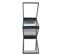Hamwesh Specchio a 4 Vie, Specchio per Trucco Pieghevole Portatile Compatto Pieghevole a 360 Gradi, Tavolo Portatile con Riflesso Multisfaccettato per lo Styling Viaggio Taglio di Capelli a Casa