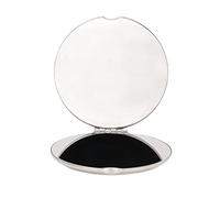 Hamwesh Specchio Compatto, Specchio Bifacciale, Acciaio Inossidabile, Design Pieghevole, Retro Fai-te, per Viaggi e Regali (Girare)