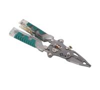 Hamwesh Spellafili Multifunzionale 20 in 1, Strumento Spelafili Pieghevole con Tester di Tensione per Tagliare, Crimpare e Spelare Cavi da 0,8 Mm a 2,6 Mm, Pinze da Elettricista