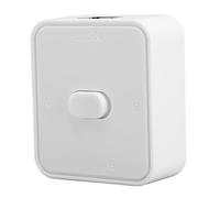 Hamwesh Splitter Ethernet, Switch Gigabit Extender PoE a 2 Porte 1000Mbps 2 In 1 Out 1 In Out, Switch di Rete con Materiale ABS per Espansione della Rete Home Office