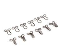 Hamwesh Squisiti Ganci per Cappotti in Pelliccia per Abiti di Alta qualità, Set di 10 Chiusure in Metallo per Maglioni e Soprabiti (#3)