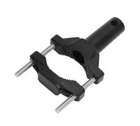 Hamwesh Staffa per Faro Moto, Supporto per Lampada Forcella Anteriore Antiscivolo Regolabile Ispessito in Lega di Alluminio Adatto per Tubi da 2 Cm a 5 5 Cm Morsetto per Tubo di Prolunga Moto con