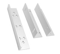 Hamwesh Staffa per Serratura Elettromagnetica, Staffa per Serratura Magnetica in Lega di Alluminio con Forza di Tenuta di 180 Kg, per Porta Interna con Design a Z e L per Negozio di Uffici Domestici