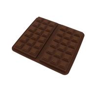 Hamwesh Stampo per Cioccolato in Silicone Antiaderente con Sacchetti 100 Pezzi, Stampo Riutilizzabile per Barrette di Cioccolato per Barrette Energetiche Proteiche, Ganache, Brownie, Cheesecake e