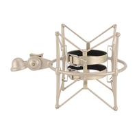 Hamwesh Supporto Antiurto per Microfono, Supporto a Ragno Antivibrazione in Lega di Zinco per per Microfono a Condensatore, per Podcast con Dado Convertibile da 5 8 a 3 8 per Registrazione Microfoni