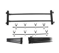 Hamwesh Supporto per Canna da Pesca, Supporto per Canna da Pesca Alla Carpa Retrattile Regolabile con Struttura in Metallo, Smontaggio Rapido per la Maggior Parte delle Canne e Terreni Irregolari