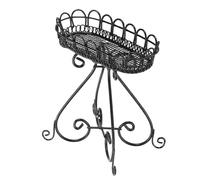 Hamwesh Supporto per Fiori per Casa delle Bambole, Supporto per Piante in Miniatura Realistico in Ferro in Scala 1:12, Portafiori in Miniatura con Struttura Robusta per l'arredamento del Soggiorno