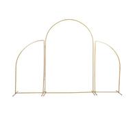 Hamwesh Supporto per Fondale per Nuziale, Facile Assemblaggio da Parte di una Robusto Supporto per Fondale per in Metallo in Ferro, Cornice per Nuziale con 7 22 Bielle Dritte per Matrimoni Compleanno