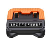 Hamwesh Supporto per Telefono per Auto, Rotazione di 360 Gradi Nano Gel Antiscivolo Universale Supporto per Cruscotto con una Sola Mano, per Telefono per Auto con Targa di Parcheggio Temporanea per