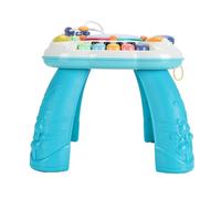 Hamwesh Tabella delle attività Musicali, Altezza Regolabile con Suono e Luce per i più Piccoli Tavolo Musicale di Apprendimento Precoce con Tastiera per Pianoforte e Caratteristiche di Gioco