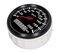 Hamwesh Tachimetro GPS, Calibro Contachilometri 85 Mm IP67 Impermeabile con Retroilluminazione Rossa per Camion Marino Yacht