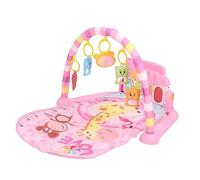 Hamwesh Tappetino da Gioco per Palestra per Bambini, Educazione Precoce Allo Sviluppo Sensoriale e modalità di Gioco Multiple Tappetino per attività Sulla Pancia, Centro attività Musicale con (PINK)