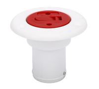 Hamwesh Tappo del Serbatoio per Barca, Tappo del Carburante con Chiusura in Plastica Pom da 40 Mm, Grado Marino Resistente alle Intemperie con Catena Anti-Perdita per Yacht da
